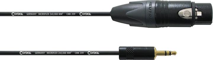 Cordial CPM 1.5 FW-BAL - Sym. Klinken-Verbindungskabel 3.5mm Klinke NEUTRIK (1.50 m, 3.5mm Klinke (AUX), XLR)