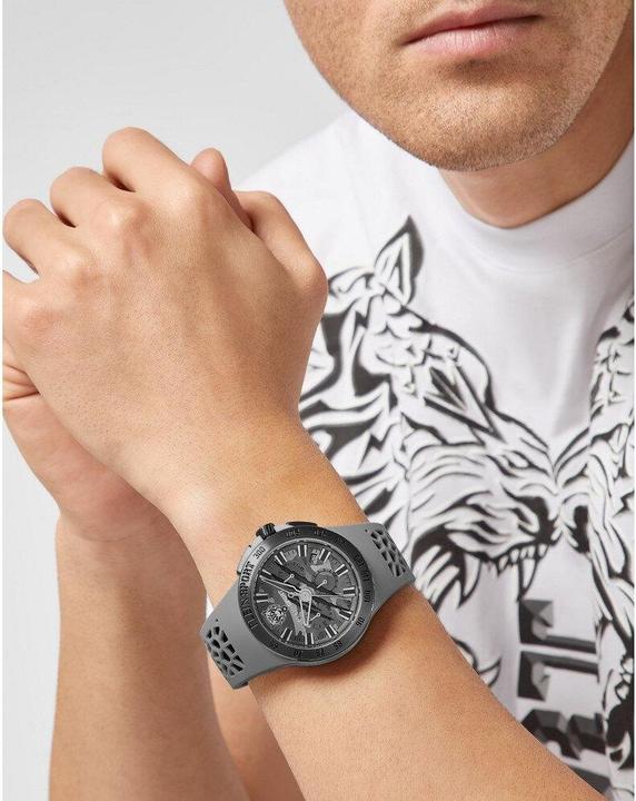 Actual product image Plein Sport PSABA0523 Thunderstorm Chronograph 43mm 5AT (Analogue wristwatch, 43 mm)