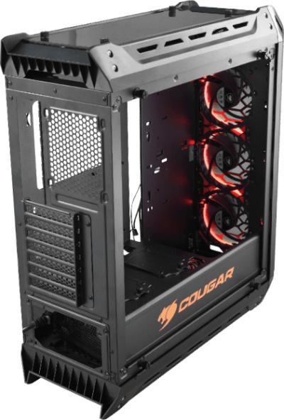 Actual product image Cougar Gaming Panzer-G Midi-Tower Black (ATX, Mini-ITX, mATX, SSI CEB)
