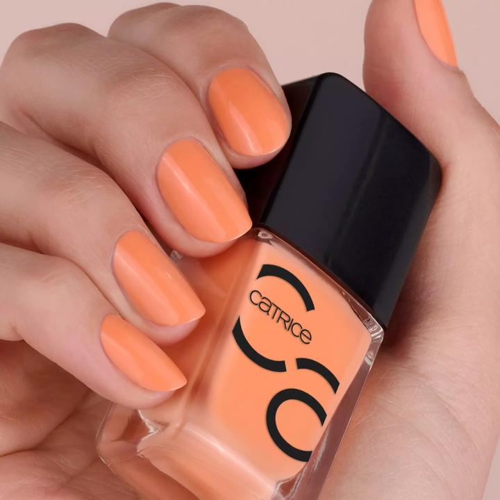 Actual product image Catrice ICONAILS Gel Lacquer (160 Peach Please, Gel-Effect Nail Polish)