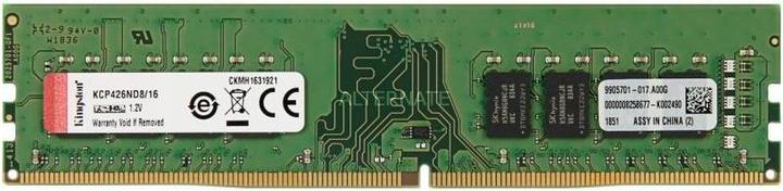 Actual product image Kingston Kcp426nd8/16 (1 x 16GB, 2666 MHz, DDR4-RAM, DIMM)