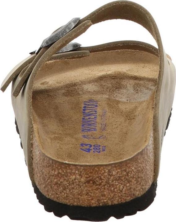 Actual product image Birkenstock Arizona SFB Oiled Nubuck Leather Soft Bedding Normal (40)