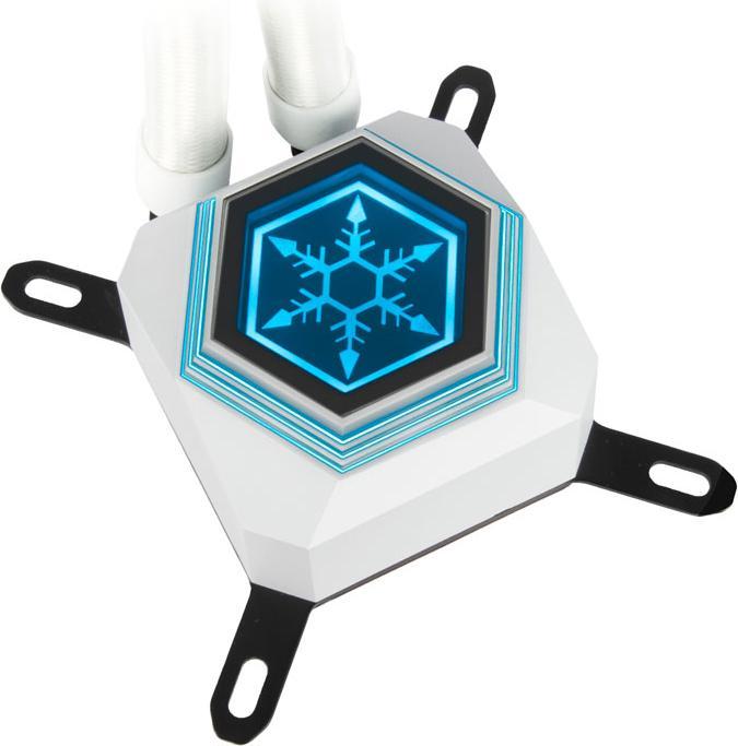 Actual product image Silverstone Permafrost PF240W-ARGB, V2 complete water cooling system