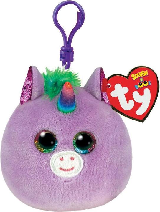 Actual product image Ty Rosette Unicorn Squishy Clip 9cm