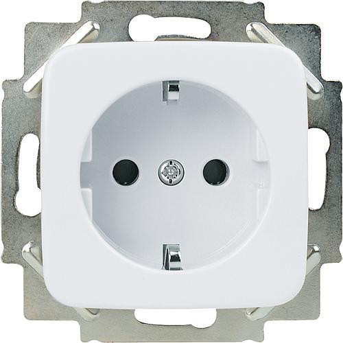 Actual product image Theo Klein KLEIN SI combi socket outlet pure white KEUC/14Z10