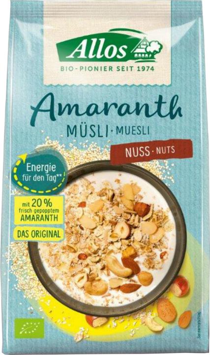 Image du produit Allos Muesli à l'amarante et aux noix (375 g)