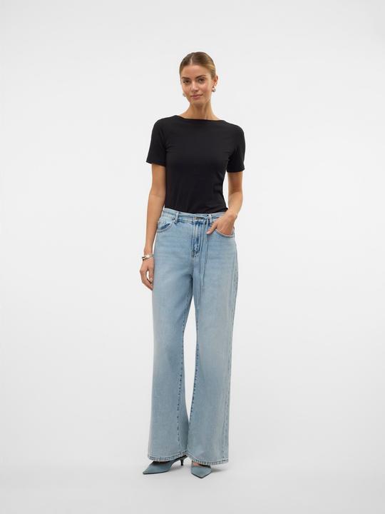 Produktbild Vero Moda VMWIEN Mid Rise Weiter Beinschnitt Jeans Weit geschnitten (W29/L30)