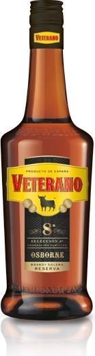 Produktbild Osborne Veterano Brandy Solera Reserva 8 a (1 x 70 cl)
