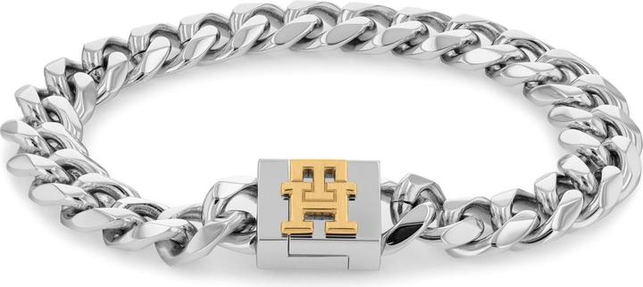 Tommy Hilfiger TH Monogram Armband (19 cm, Edelstahl)