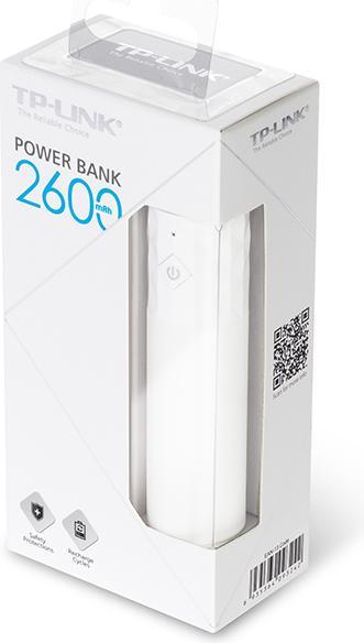 Produktbild TP-Link TL-PB2600 - Powerbank - 2600 mAh - 2.4 A (USB) (2600 mAh)