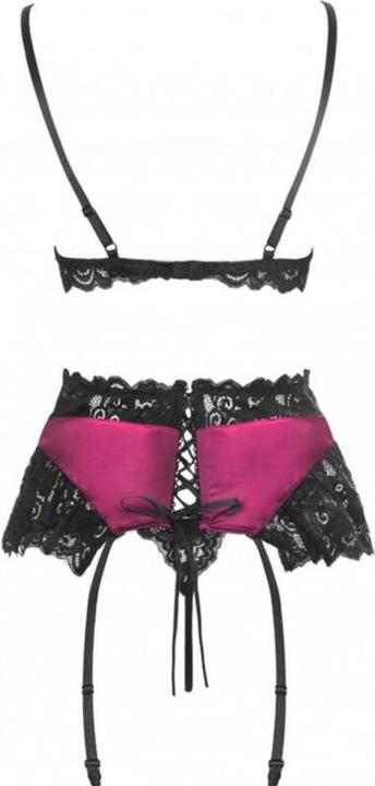 Produktbild LivCo Corsetti Fashion NAHIR LC 20214 BH + HÖSCHEN + STRUMPFGÜRTEL S/M (S)