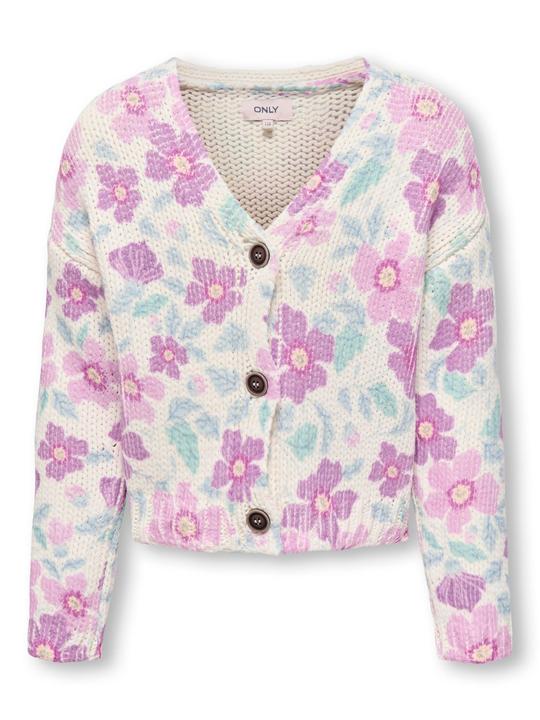 Produktbild Only Locker geschnitten V-Ausschnitt Pullover Strickjacke (122)
