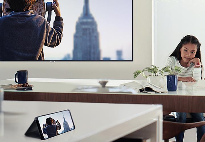 Actual product image Samsung Qe75q7fn (75", LCD, 4K, 2018)