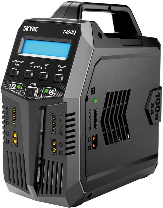 SkyRC Quad-Ladegerät T400Q AC/DC 1-6S
