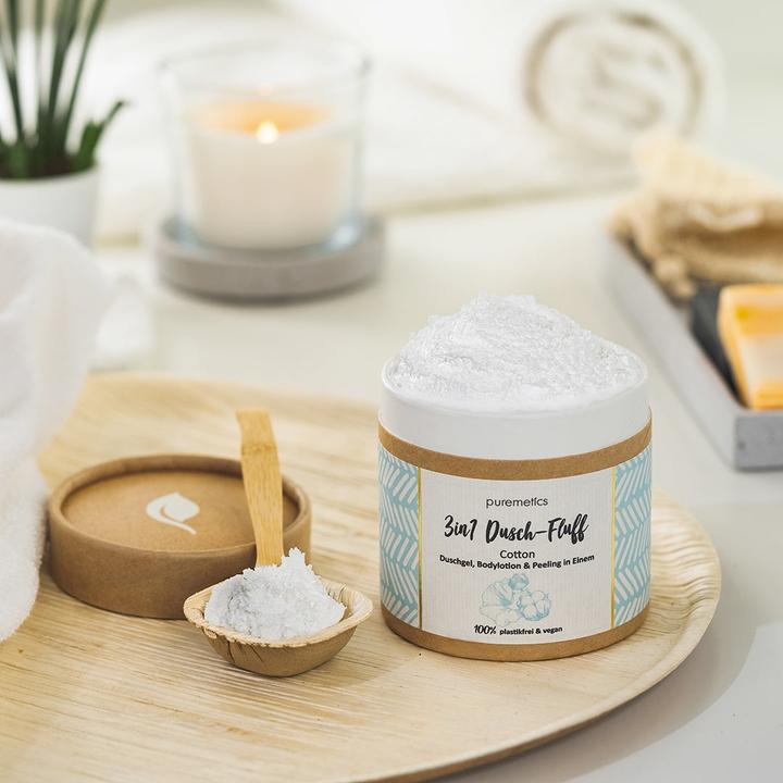 Immagine prodotto Puremetics 3in1 Dusch-Fluff 'Cotton'
