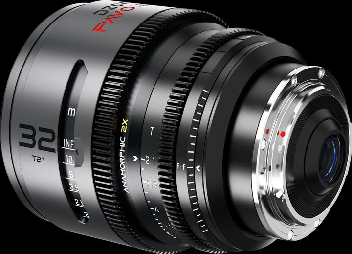 Produktbild Dzofilm Pavo 2x Anamorphic 32mm T2.1 for PL/EF Mount (S35) metric - Golden Coating (PL, APS-C / DX)