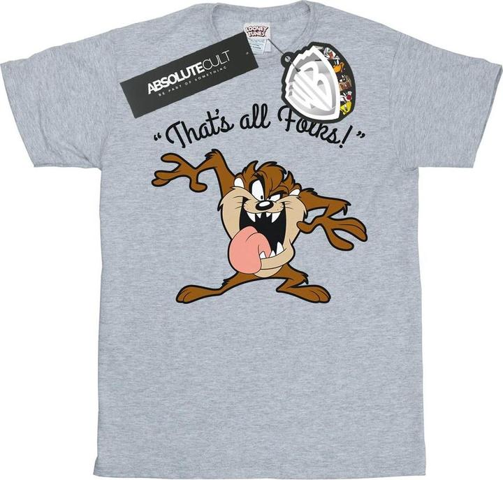 Immagine prodotto Looney Tunes Taz That's All Folks Maglietta Ragazzi (128)