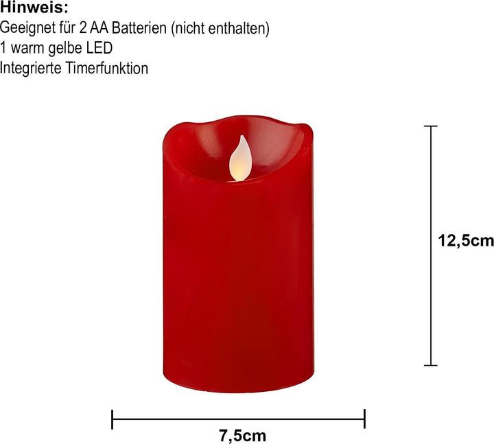 Produktbild Star Trading LED Pillar Kerze M-Twinkle (1 x)