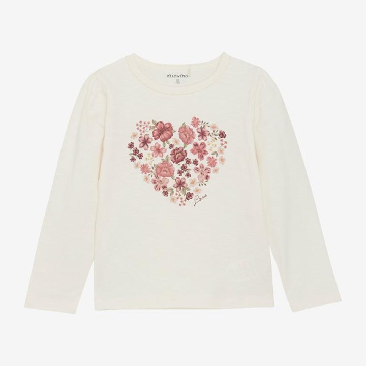 Minymo Langarm Shirt mit Blumenmuster