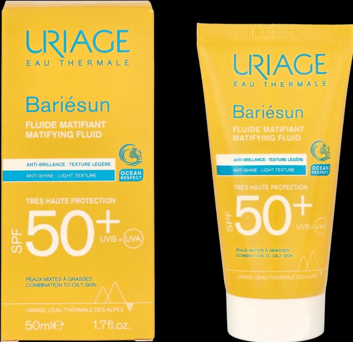 Produktbild Uriage Bariésun Matt Fluid LSF50 (Sonnencreme Gesicht, SPF 50, 50 ml, 74 g)