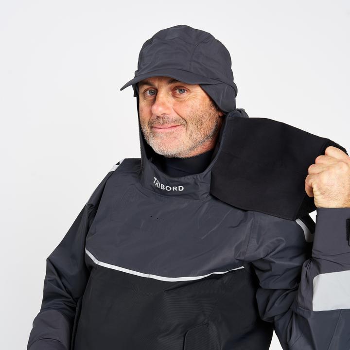 Produktbild Tribord Schlupfjacke Segeln Herren lang Offshore Pro Series dunkelgrau (L)