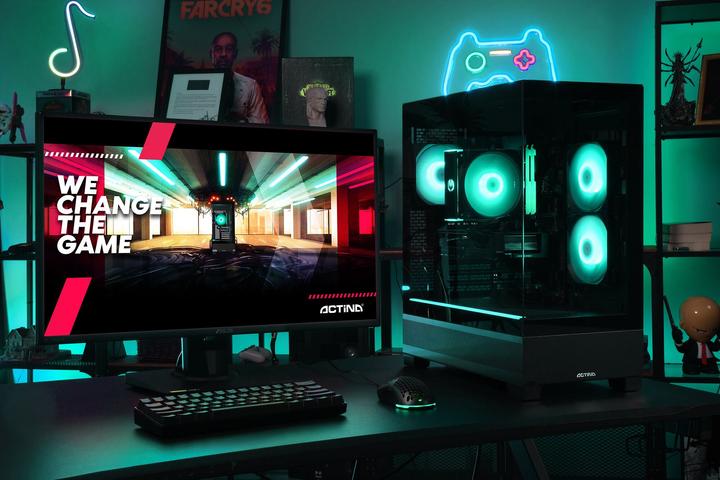 Actual product image Actina Gaming GameOn (Intel Core i5-12400F, 32 GB, 1000 GB, Arc A580)
