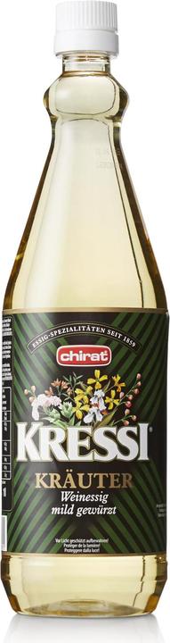 Immagine prodotto Chirat Aceto Kressi, ideale per condimenti e insalate, raffinato con erbe (1000 ml)