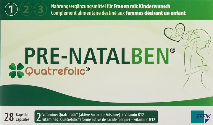 Produktbild Natalben Quatrefolic (28 Stück, Kapseln, 28 g)