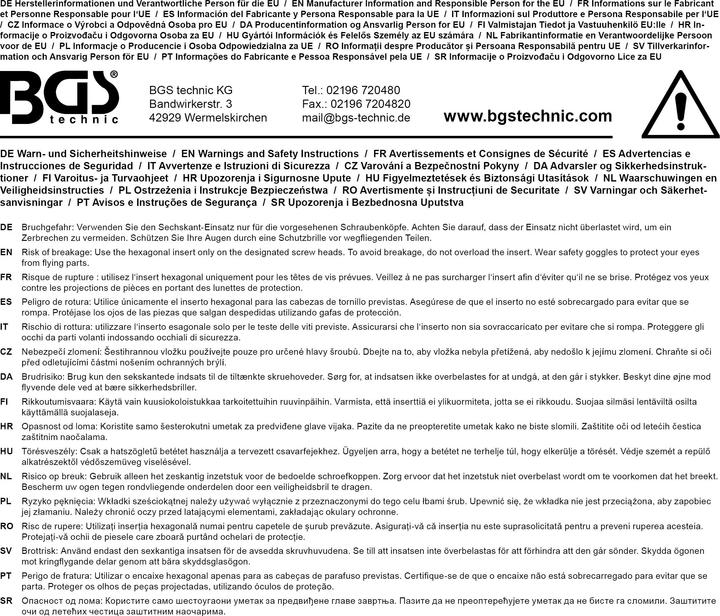 Produktbild BGS Steckschlüssel-Einsatz (46 mm)
