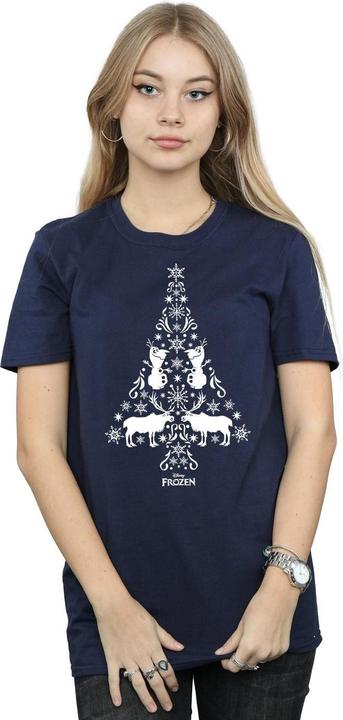 Immagine prodotto Disney Frozen Christmas Tree Maglietta Ampia Donna (M)