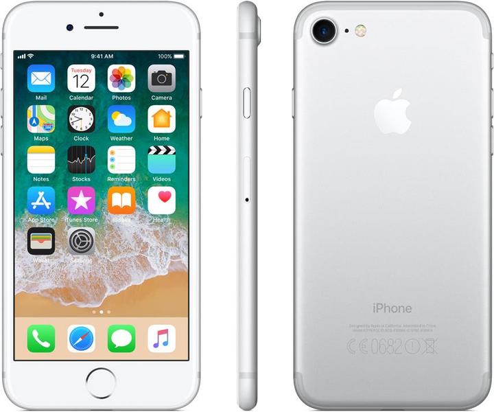 Apple iPhone 7 (128 GB, Zilver, 4.70", Enkele SIM, 12 Mpx)