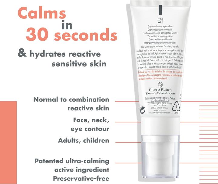 Produktbild Avène Tolérance Control Creme (40 ml, 24h Creme)