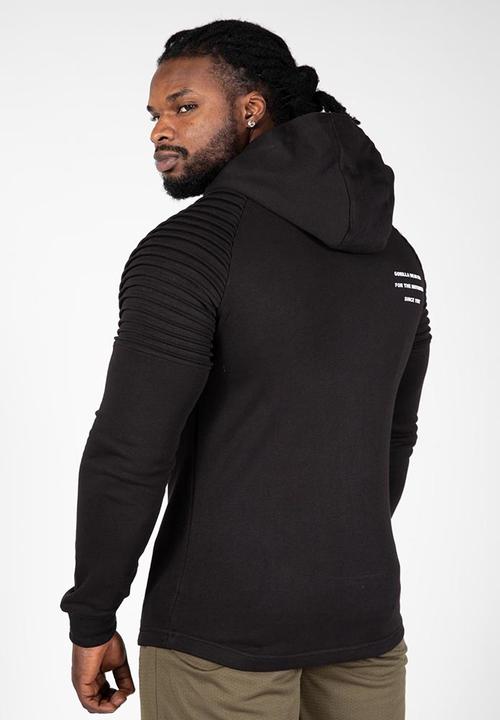 Immagine prodotto Gorilla Wear Felpa con cappuccio Delta Nero (XXL)