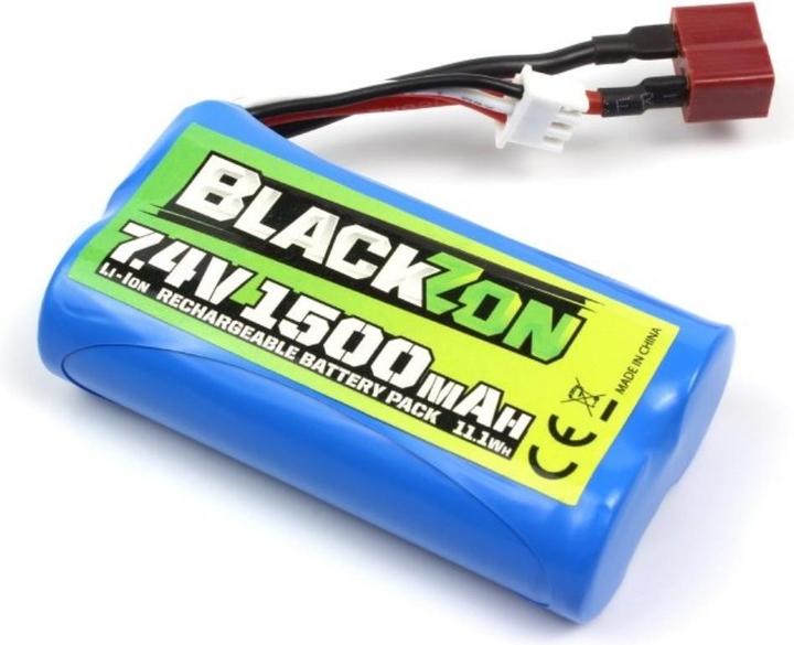 Blackzon Batterie Li-ion avec T-Plug (7.40 V, 1500 mAh)