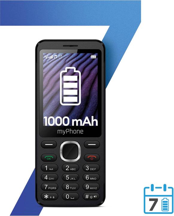 Image du produit Myphone Maestro 2 (2.8 pouces) téléphone avec appareil photo (32 Go, Noir, 2.80", SIM simple, 0.30 Mpx, 2G)