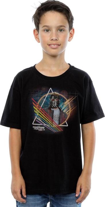 Actual product image Boys Guardians Of The Galaxy Neon Star Lord Masked T-Shirt (140, 146)