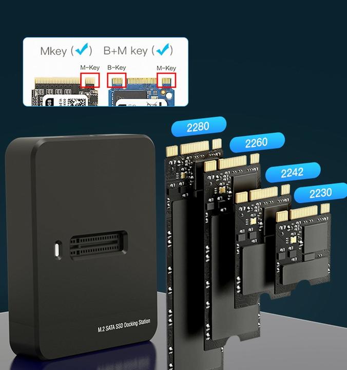 Immagine prodotto Gembird Desktop USB Tipo-C M.2 SATA NVME (M.2)