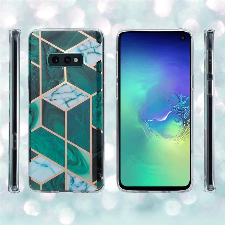Actual product image Cadorabo IMD TPU Colorful Marble Cover (Samsung Galaxy S10)