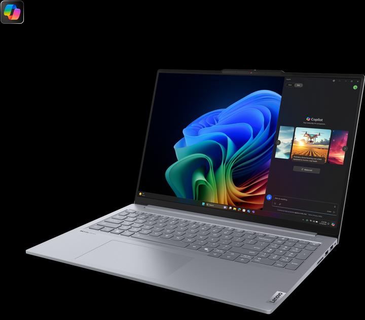 Actual product image Lenovo ThinkBook 16 Gen 7 (16", Snapdragon X Plus X1P-42-100, 16 GB, 512 GB, DE)