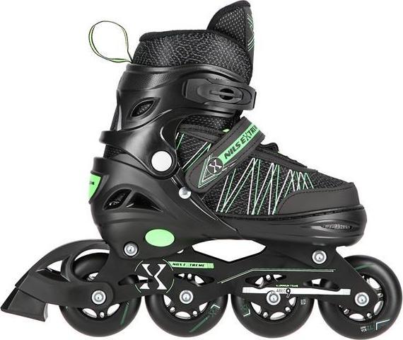 Immagine prodotto Nils Pattini a rotelle/pattini da hockey NH11912 nero-verde - PU80 mm/82A (L 39-42) (39)