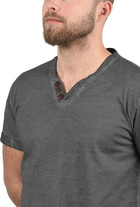 Immagine prodotto Solid Tino T-Shirt A Maniche Corte Maglietta Da Uomo Con Collo A V In Cotone 100% (S)