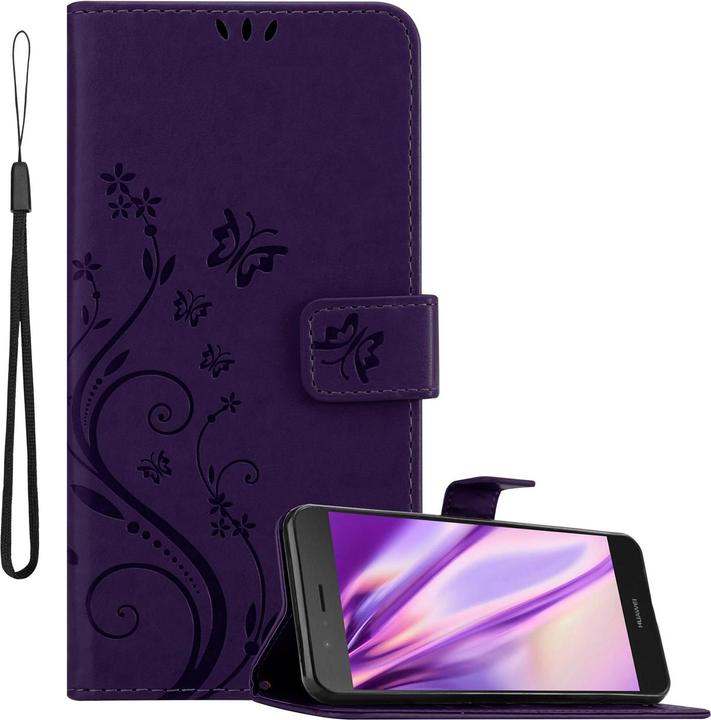 Floral dark purple