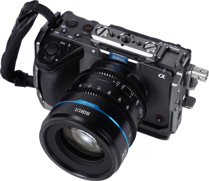 Image du produit Sirui MS55E-G Night Walker 55mm T1.2 S35 Cine Objective (E-Mount Gun Metal Gray) (Nouveauté) (Offre) (Sony E, APS-C / DX)