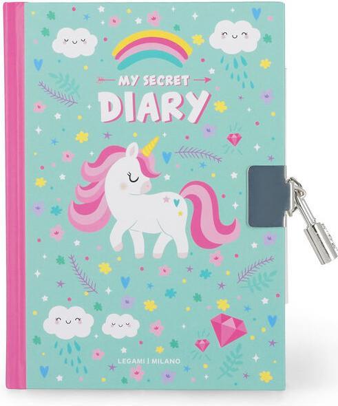 Image du produit Legami Journal intime avec serrure "Licorne