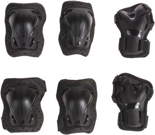 Immagine prodotto Rollerblade Blade Gear Jr 3 Pack (XS, Protezioni per i polsi, Ginocchiera, Protettori gomito)