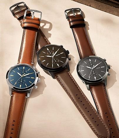 Actual product image Fossil Townsman (Chronograph, Analogue wristwatch, 44 mm)