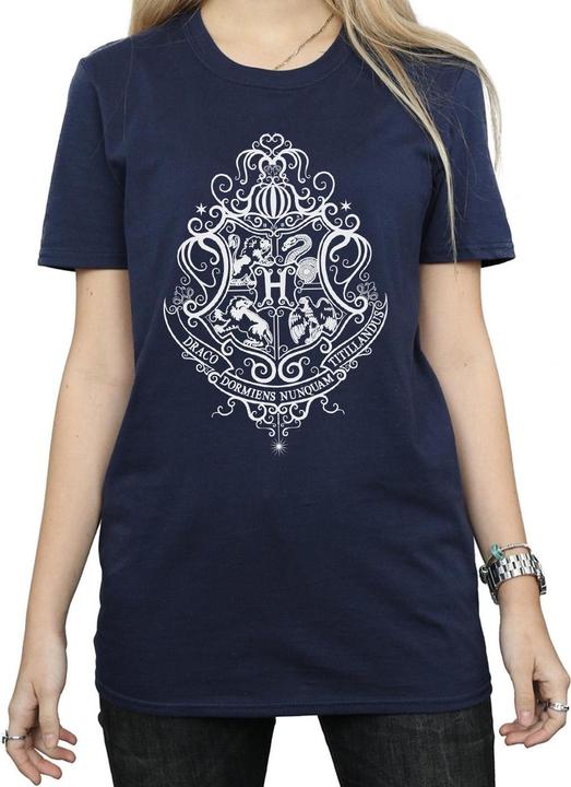 Produktbild Hogwarts Draco Dormiens Crest TShirt (L)