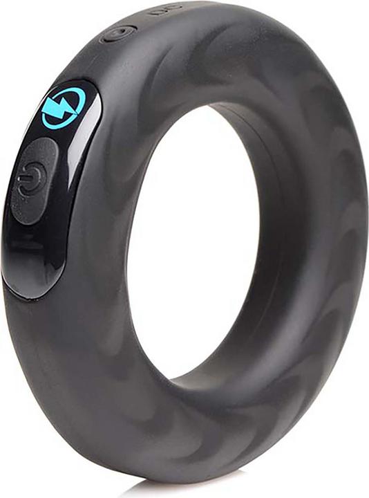 Productafbeelding Frisky Vibrerende & E-Stim Silicone Cock Ring met RC 50mm (8.50 cm)