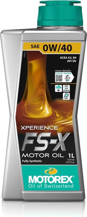 Produktbild Motorex Xperience FS-X (1 l, SAE 0W-40)