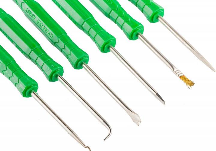 Produktbild OEM Set mit 6 Werkzeugen zum Reinigen und Reparieren von Telefonen / elektronischen Geräten /